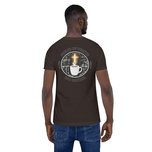 Fueled by Prayer & Caffeine | Mark 9:29 – KJV Faith Unisex T-Shirt - KJV Word & Light Threads