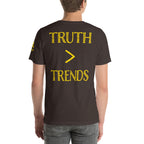 Truth > Trends Gold | Isaiah 40:8 – KJV Faith Unisex T-Shirt - KJV Word & Light Threads