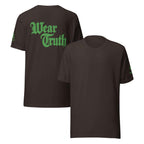 Wear Truth Forest Green | Philippians 4:13 – KJV Faith Unisex T-Shirt - KJV Word & Light Threads