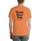 Truth Never Fails | 1 Corinthians 13:8 – KJV Faith Unisex T-Shirt - KJV Word & Light Threads