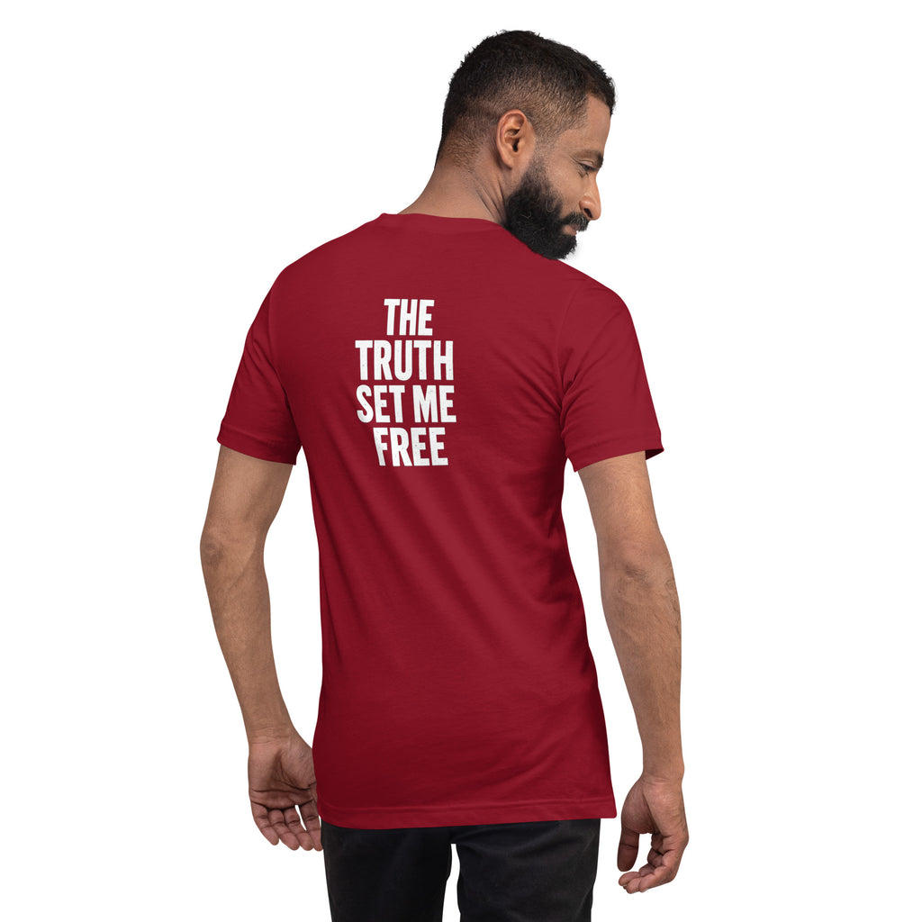 The Truth Set Me Free | John 8:32 – KJV Faith Unisex T-Shirt - KJV Word & Light Threads