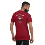 Peace in the Storm White | John 14:27 – KJV Faith Unisex T-Shirt - KJV Word & Light Threads