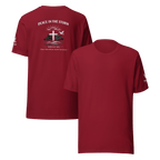 Peace in the Storm White | John 14:27 – KJV Faith Unisex T-Shirt - KJV Word & Light Threads