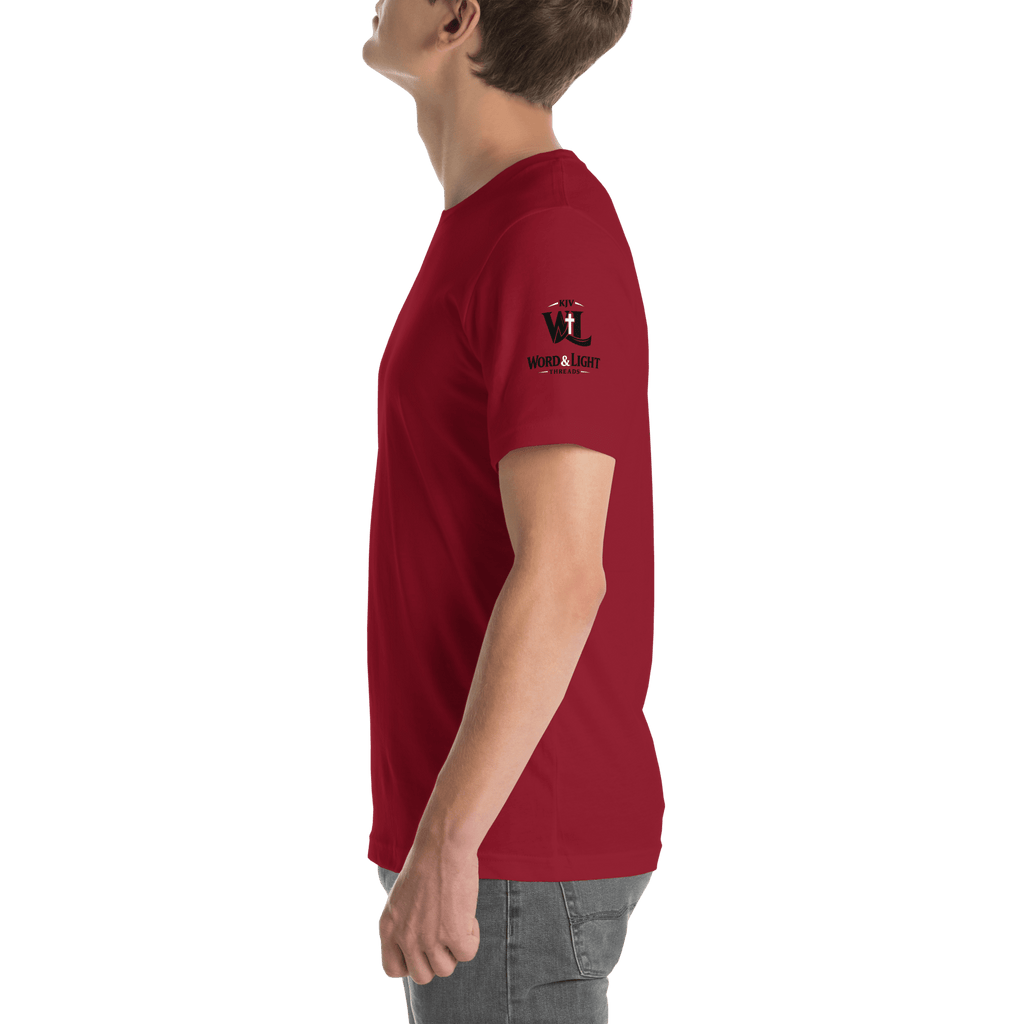 Church Is in Session Football Dark | 1 Corinthians 9:25 – KJV Faith Unisex T-Shirt - KJV Word & Light Threads