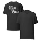 Wear Truth Silver | Philippians 4:13 – KJV Faith Unisex T-Shirt - KJV Word & Light Threads