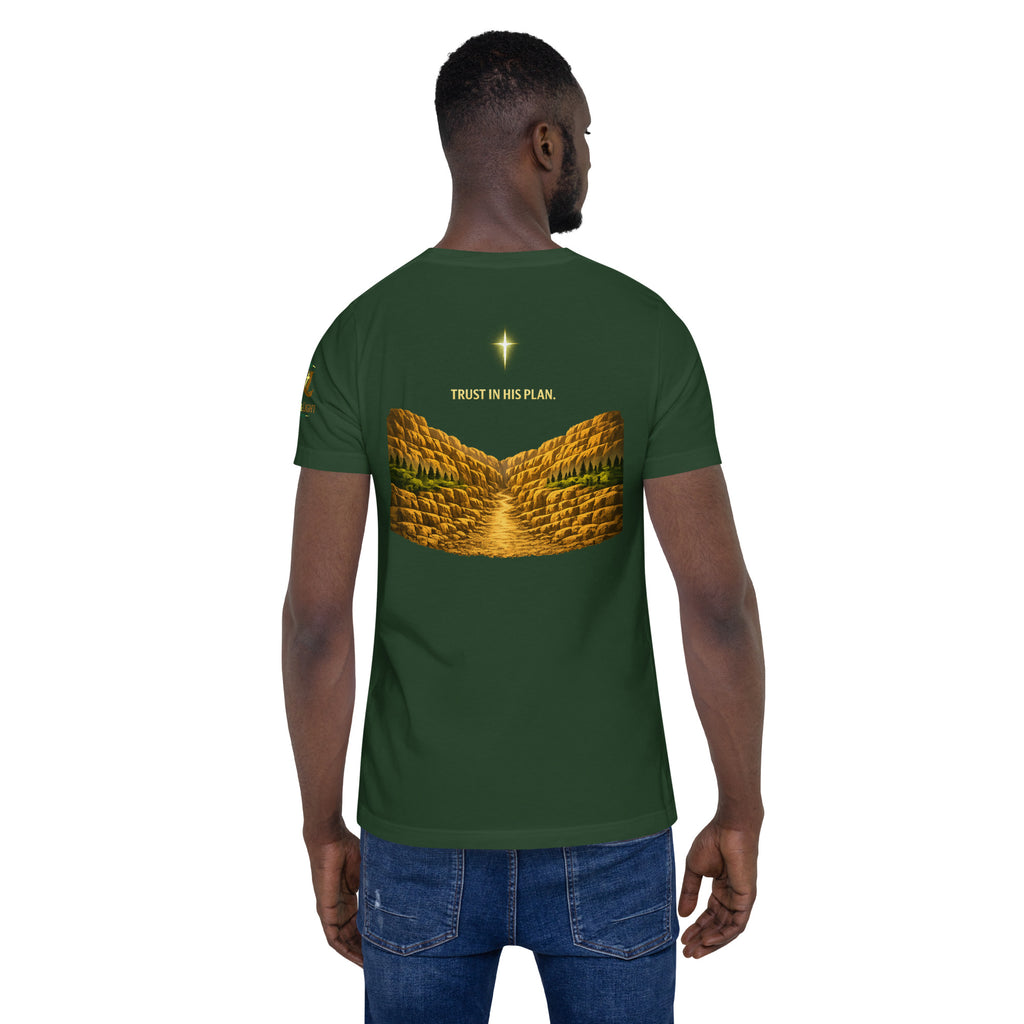 Trust in His Plan | Jeremiah 29:11 – KJV Faith Unisex T-Shirt - KJV Word & Light Threads