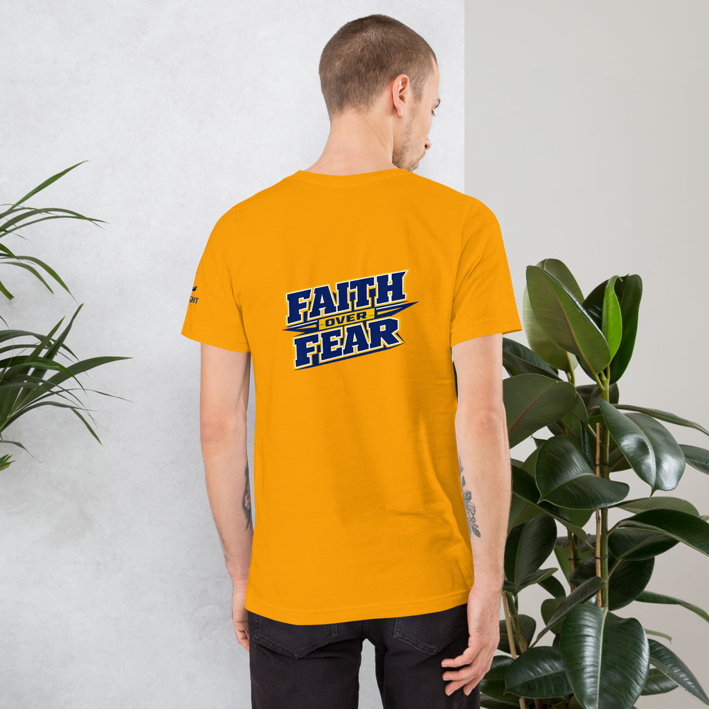 Faith Over Fear T-Shirt | Empower Yourself with 2 Timothy 1:7 - KJV Word & Light Threads