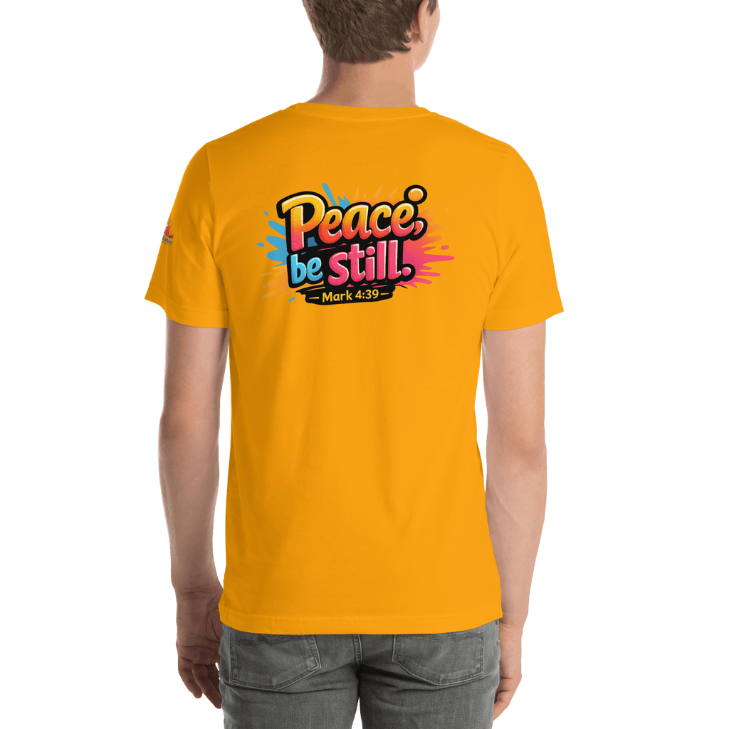 Peace Be Still | Mark 4:39 – KJV Faith Unisex T-Shirt - KJV Word & Light Threads