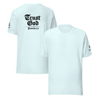 Trust God Heather | Proverbs 3:5 – KJV Faith Heather Unisex T-Shirt - KJV Word & Light Threads