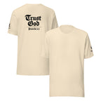 Trust God Heather | Proverbs 3:5 – KJV Faith Heather Unisex T-Shirt - KJV Word & Light Threads