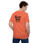 Trust God Heather | Proverbs 3:5 – KJV Faith Heather Unisex T-Shirt - KJV Word & Light Threads