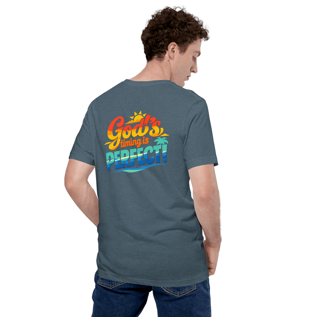 God's Timing is Perfect II | Ecclesiastes 3:11 – KJV Faith Unisex T-Shirt - KJV Word & Light Threads