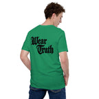 Wear Truth Black KJV T-Shirt | Empower Your Journey with Philippians 4:13 - KJV Word & Light Threads