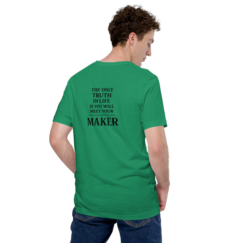 You Will Meet Your Maker | Amos 4:12 – KJV Faith Unisex T-Shirt - KJV Word & Light Threads