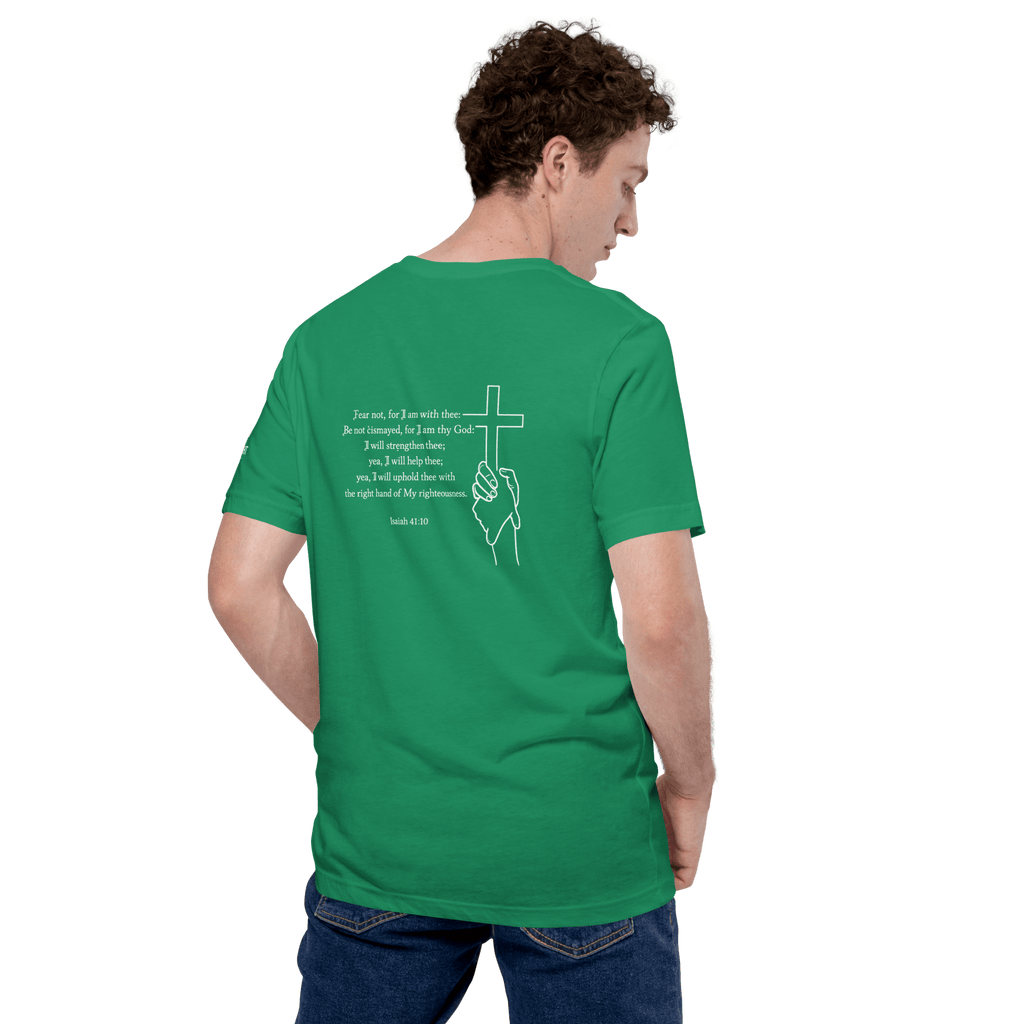 Fear Not White | Isaiah 41:10 – KJV Faith Unisex T-Shirt - KJV Word & Light Threads
