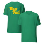 Wear Truth Gold | Philippians 4:13 – KJV Faith Unisex T-Shirt - KJV Word & Light Threads
