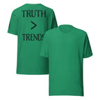 Truth > Trends Black | Isaiah 40:8 – KJV Faith Unisex T-Shirt - KJV Word & Light Threads