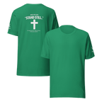 When God Says Stand Still II | Exodus 14:14 – KJV Faith Unisex T-Shirt – W - KJV Word & Light Threads