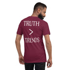 Truth > Trends White | Isaiah 40:8 – KJV Faith Unisex T-Shirt - KJV Word & Light Threads
