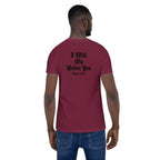 I Will Go Before You | Ruth 3:18 & Isaiah 45:2 – KJV Faith Unisex T-Shirt - KJV Word & Light Threads