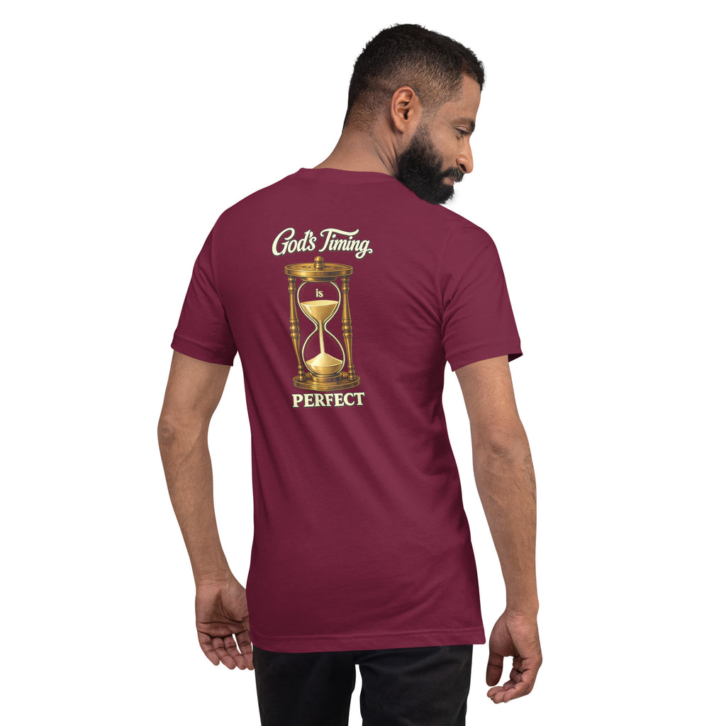 God's Timing is Perfect | Ecclesiastes 3:11 – KJV Faith Unisex T-Shirt - KJV Word & Light Threads