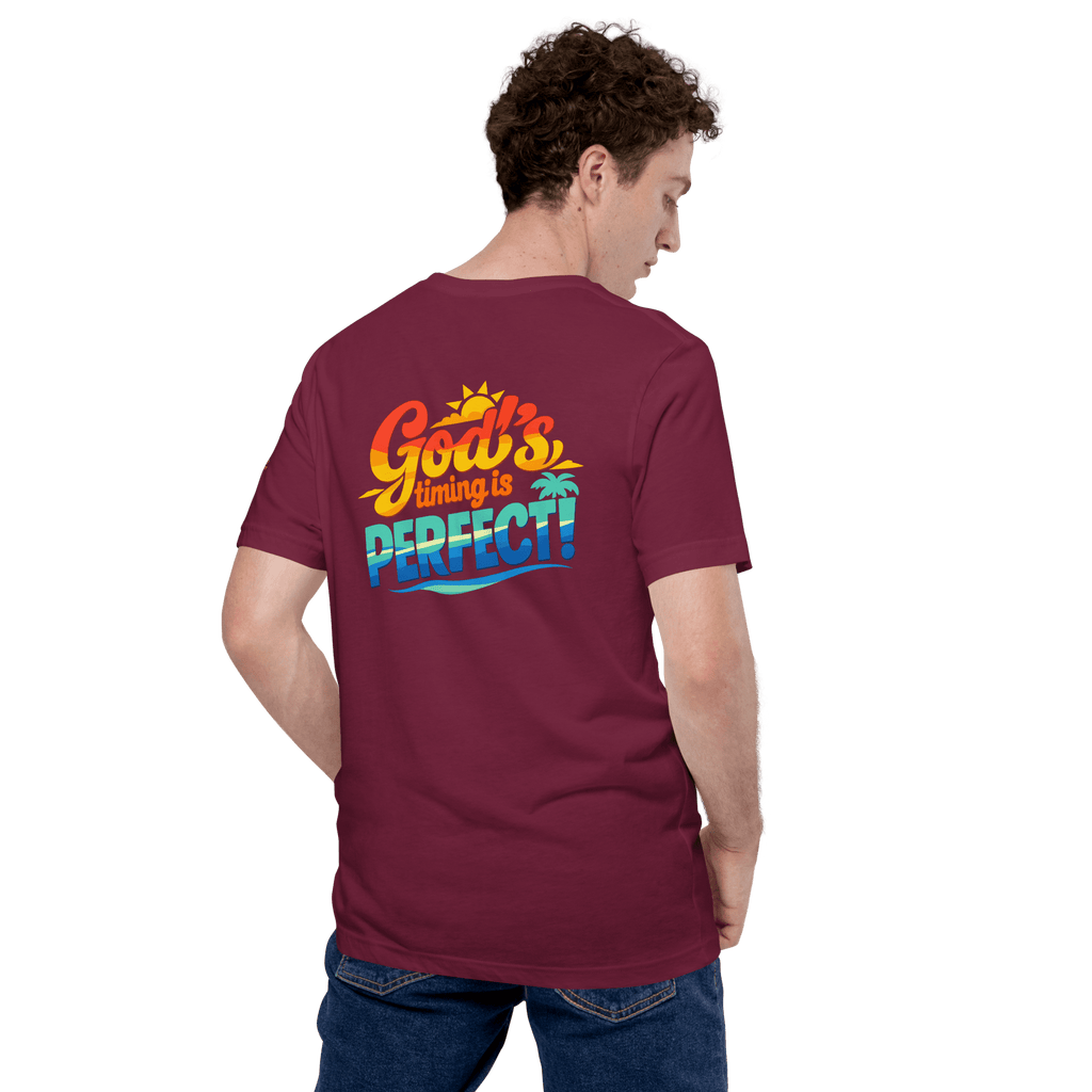 God's Timing is Perfect II | Ecclesiastes 3:11 – KJV Faith Unisex T-Shirt - KJV Word & Light Threads