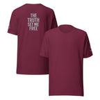 The Truth Set Me Free Silver | John 8:32 – KJV Faith Unisex T-Shirt - KJV Word & Light Threads