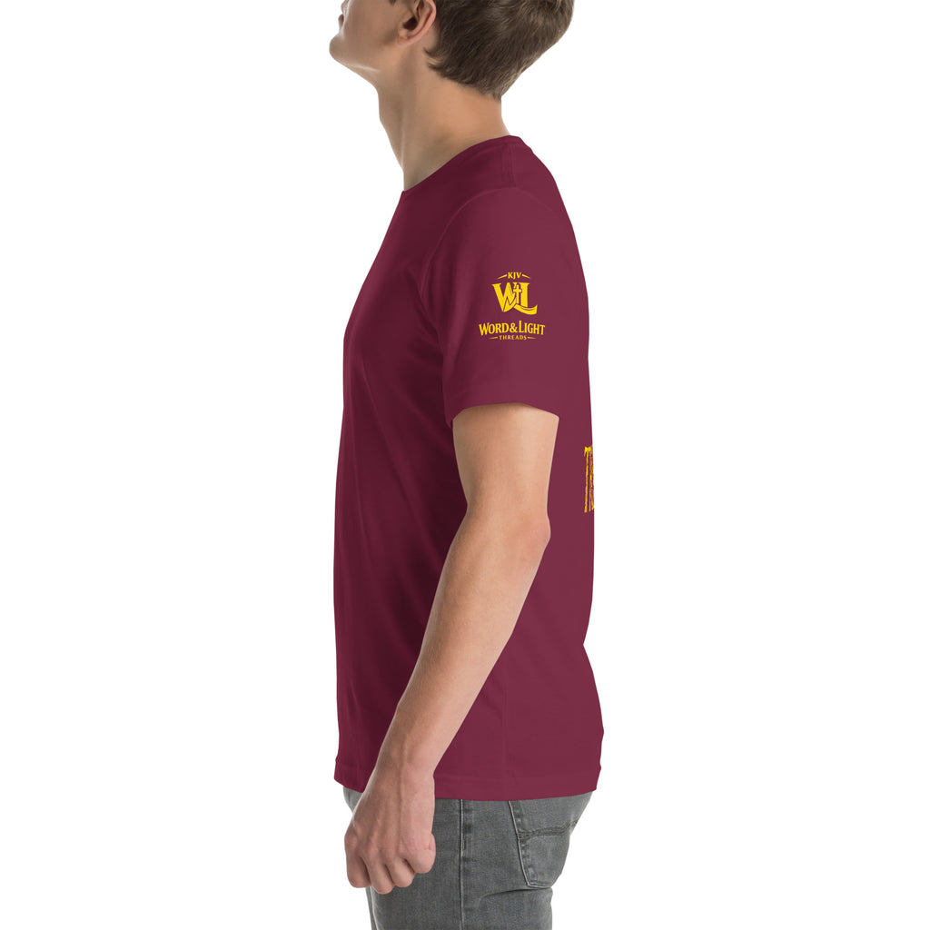 Truth > Trends Gold | Isaiah 40:8 – KJV Faith Unisex T-Shirt - KJV Word & Light Threads