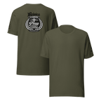 Rejoice Evermore – Pray Without Ceasing Black & White | 1 Thessalonians 5:16-17 – KJV Faith Unisex T-Shirt - KJV Word & Light Threads