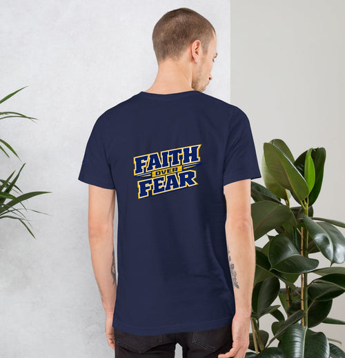 Faith Over Fear T-Shirt | Empower Yourself with 2 Timothy 1:7 - KJV Word & Light Threads