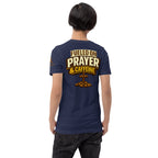Fueled on Prayer and Caffeine | 1 Thessalonians 5:17 – KJV Faith Unisex T-Shirt - KJV Word & Light Threads