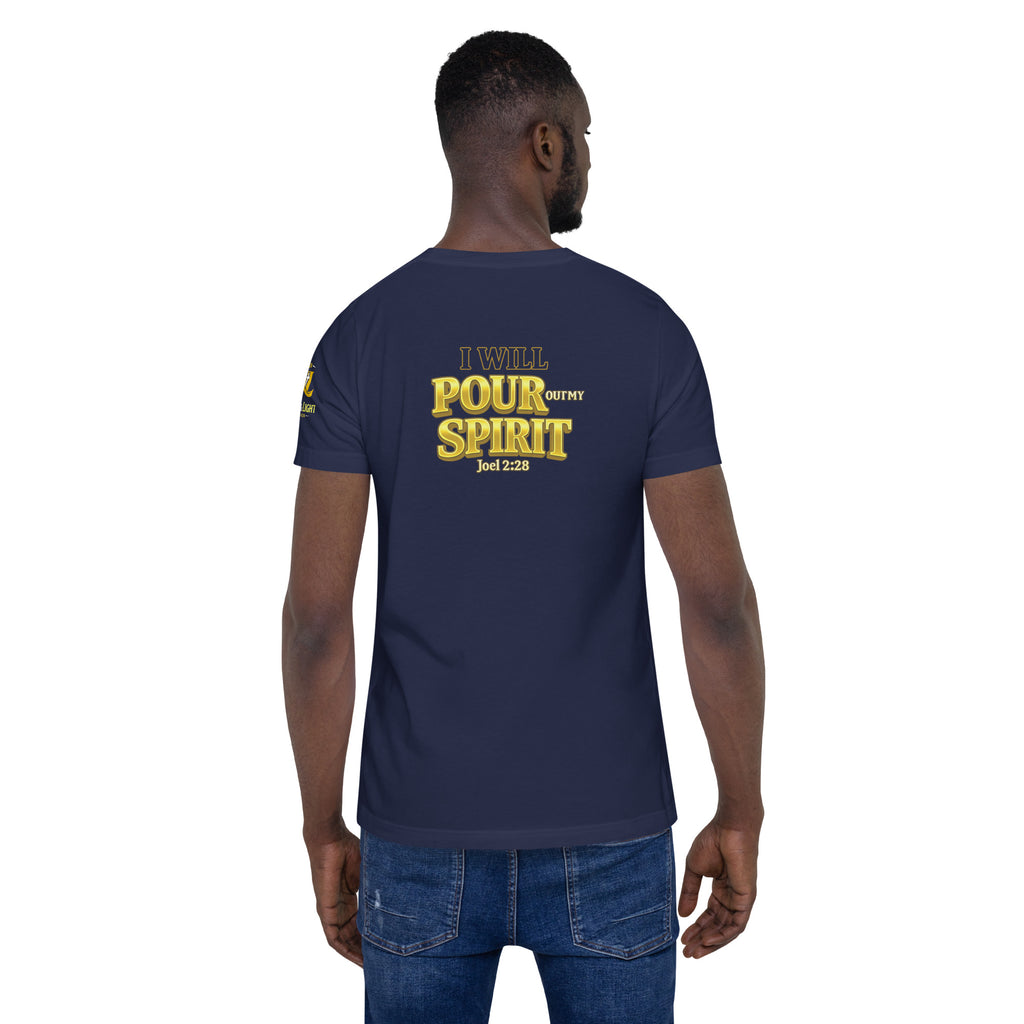 I Will Pour Out My Spirit | Joel 2:28 – KJV Faith Unisex T-Shirt - KJV Word & Light Threads