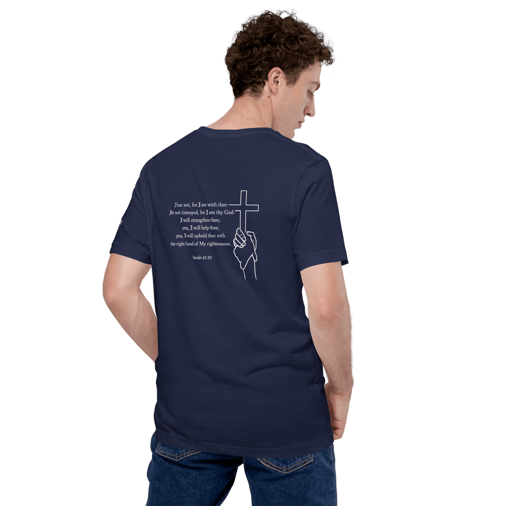 Fear Not White | Isaiah 41:10 – KJV Faith Unisex T-Shirt - KJV Word & Light Threads