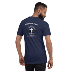 Peace in the Storm White | John 14:27 – KJV Faith Unisex T-Shirt - KJV Word & Light Threads