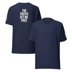 The Truth Set Me Free | John 8:32 – KJV Faith Unisex T-Shirt - KJV Word & Light Threads