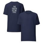 The Truth Set Me Free Silver | John 8:32 – KJV Faith Unisex T-Shirt - KJV Word & Light Threads