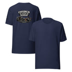Church Is in Session Soccer Bright | 1 Corinthians 9:25 – KJV Faith Unisex T-Shirt - KJV Word & Light Threads