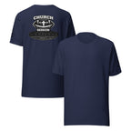 Church Is in Session Full Football Dark | 1 Corinthians 9:25 – KJV Faith Unisex T-Shirt - KJV Word & Light Threads