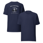 Peace in the Storm White | John 14:27 – KJV Faith Unisex T-Shirt - KJV Word & Light Threads