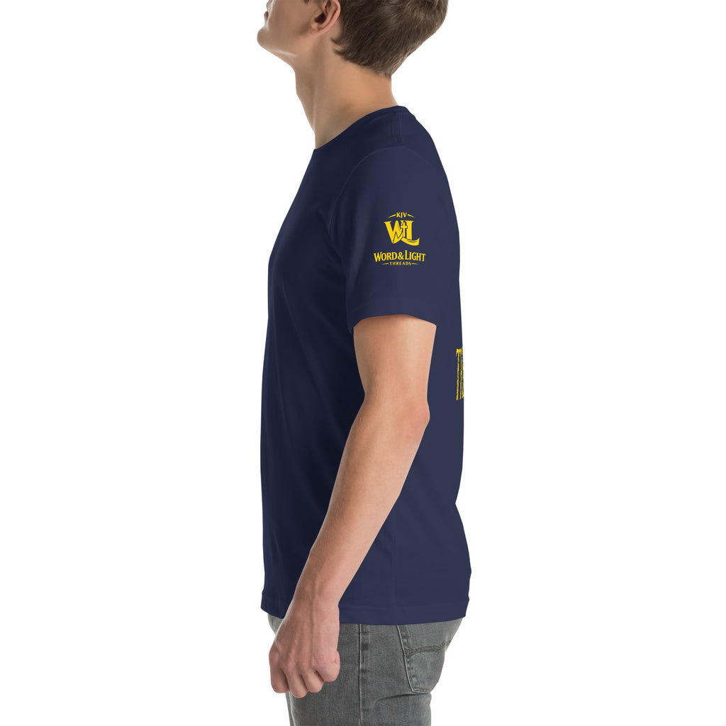 Truth > Trends Gold | Isaiah 40:8 – KJV Faith Unisex T-Shirt - KJV Word & Light Threads