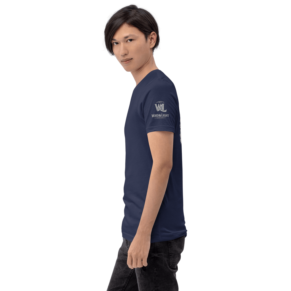 Clothed in His Word | Revelation 19:13 – KJV Faith Unisex T-Shirt - KJV Word & Light Threads