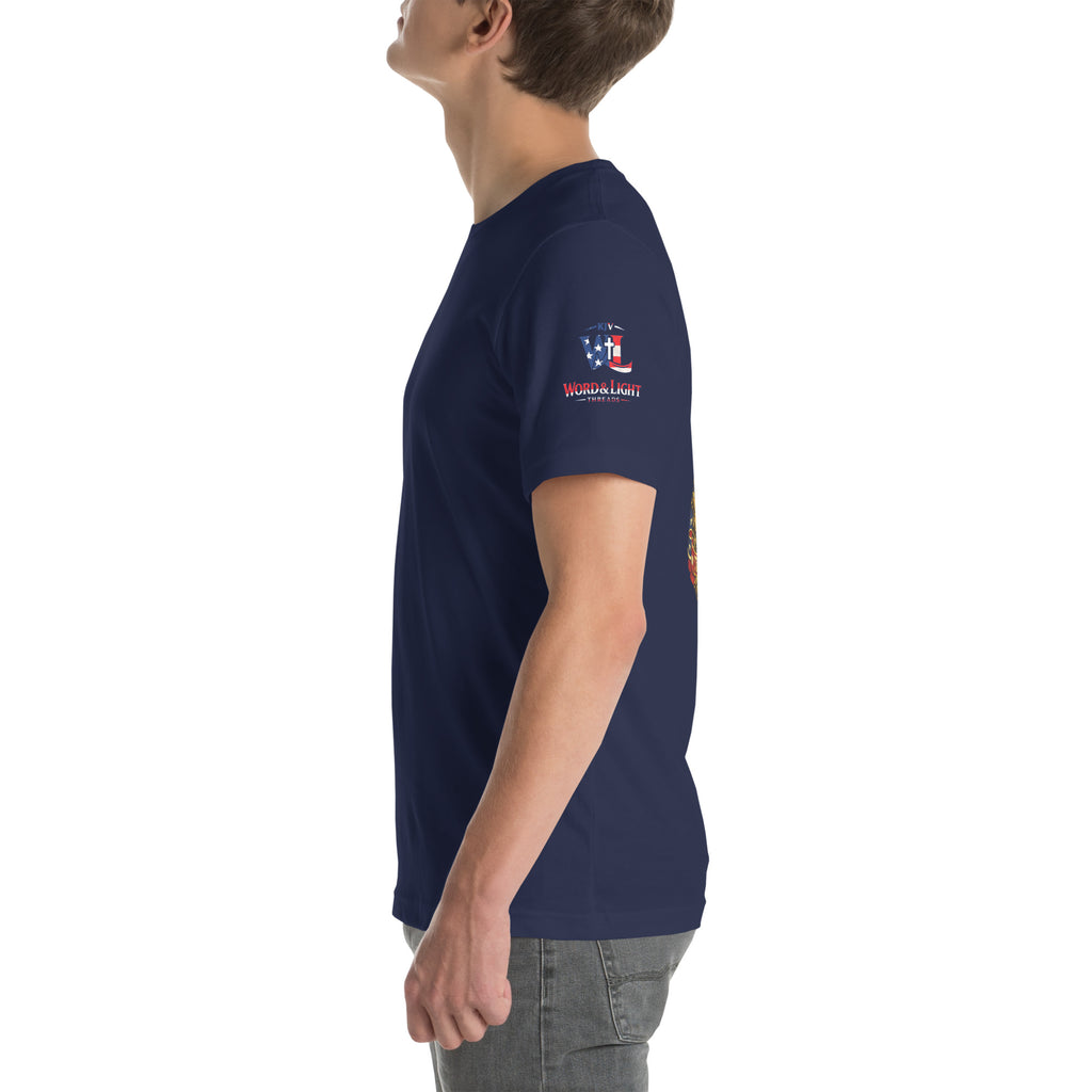 America 250 Strong | 1776-2026 KJV Tee - KJV Word & Light Threads