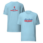 Let Us Therefore Come Boldly unto the Throne of Grace FB | Hebrews 4:16 – KJV Faith Unisex T-Shirt - KJV Word & Light Threads