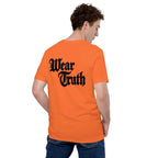 Wear Truth Black KJV T-Shirt | Empower Your Journey with Philippians 4:13 - KJV Word & Light Threads