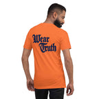 Wear Truth Navy Blue | Philippians 4:13 – KJV Faith Unisex T-Shirt - KJV Word & Light Threads