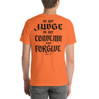 Do Not Judge KJV T-Shirt | Luke 6:37 | KJV Faith - KJV Word & Light Threads