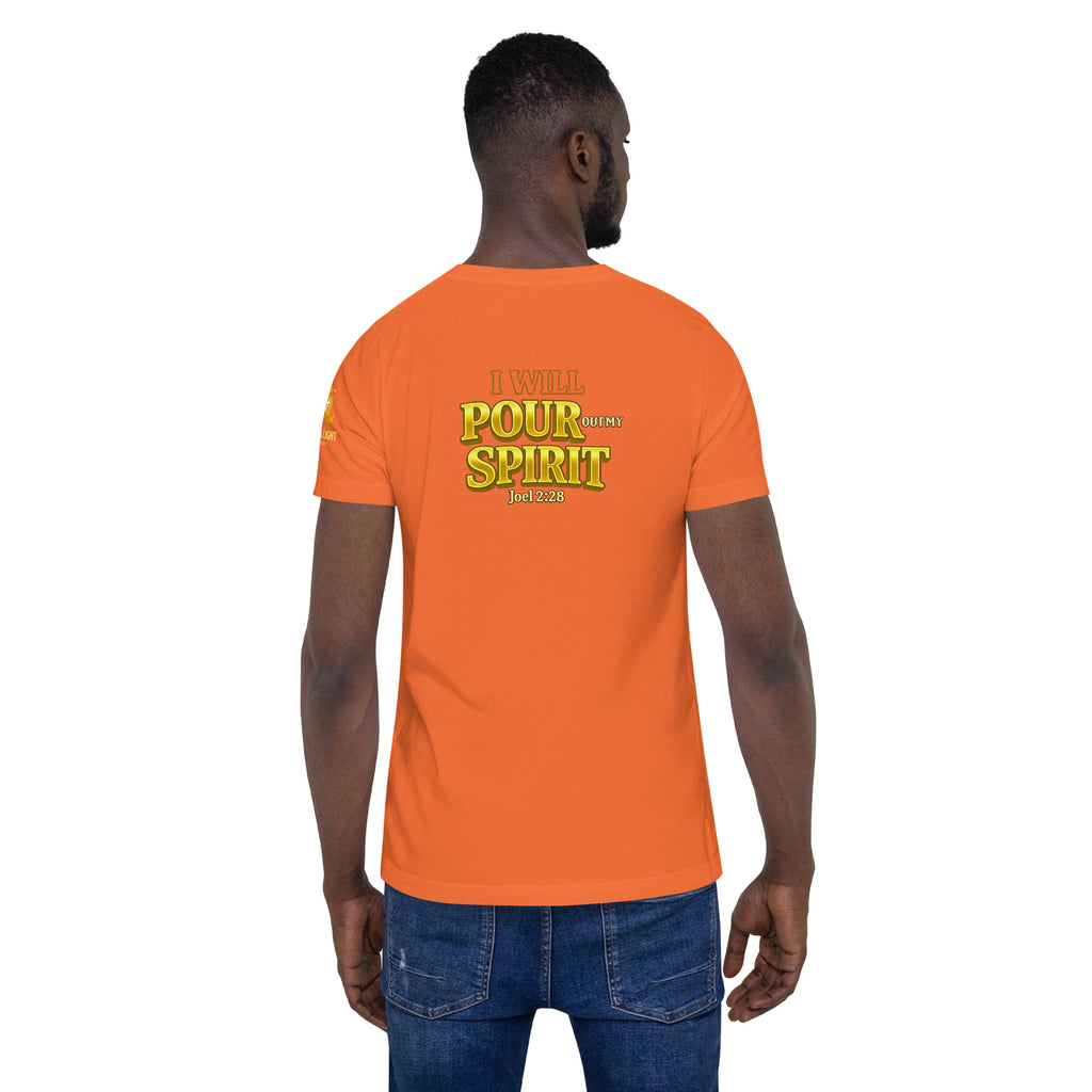I Will Pour Out My Spirit | Joel 2:28 – KJV Faith Unisex T-Shirt - KJV Word & Light Threads