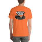 Church Is in Session Soccer Bright | 1 Corinthians 9:25 – KJV Faith Unisex T-Shirt - KJV Word & Light Threads