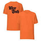Wear Truth Black KJV T-Shirt | Empower Your Journey with Philippians 4:13 - KJV Word & Light Threads
