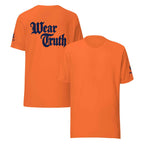 Wear Truth Navy Blue | Philippians 4:13 – KJV Faith Unisex T-Shirt - KJV Word & Light Threads